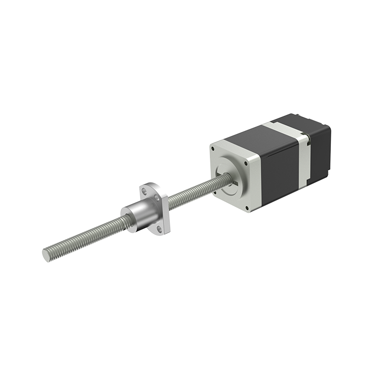 Lead screw integrated stepper motor